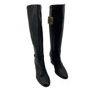 Born Shoes Born Womens Black Esla Leather Boot Size 1m Nwt